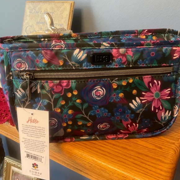 Lug Sonata  in Whimsey Black -  Like New BONUS MATCHING PIECE ADDED!!! - Picture 6 of 6